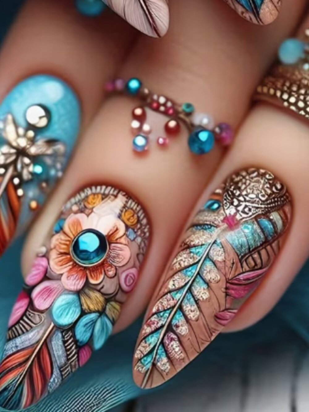 24 Piece Colorful DIY Nail Sets...Buyers Choice